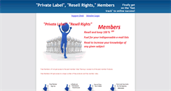 Desktop Screenshot of privatelablemillions.membersnap.com