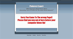 Desktop Screenshot of pinterestexpert.membersnap.com