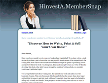 Tablet Screenshot of hinvesta.membersnap.com